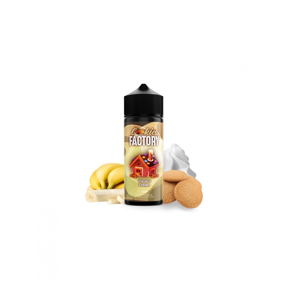 Cookies Factory Flavour Shot Banana Cream 24ml/120ml